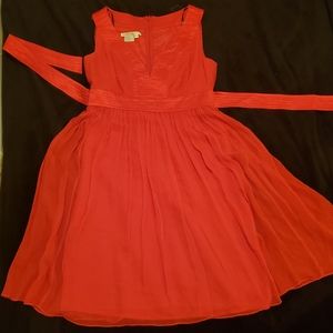 Maggy London Size 8 Red Coctail Dress